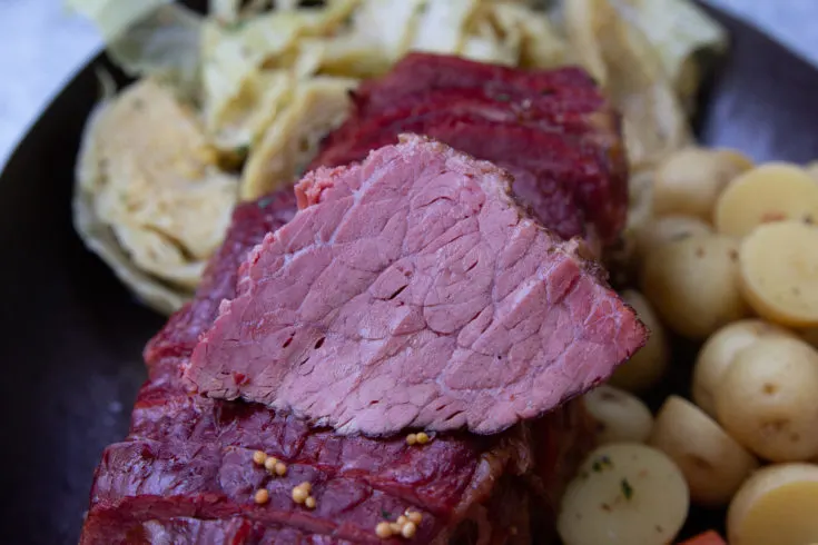 Traeger Smoked Corned Beef and Cabbage