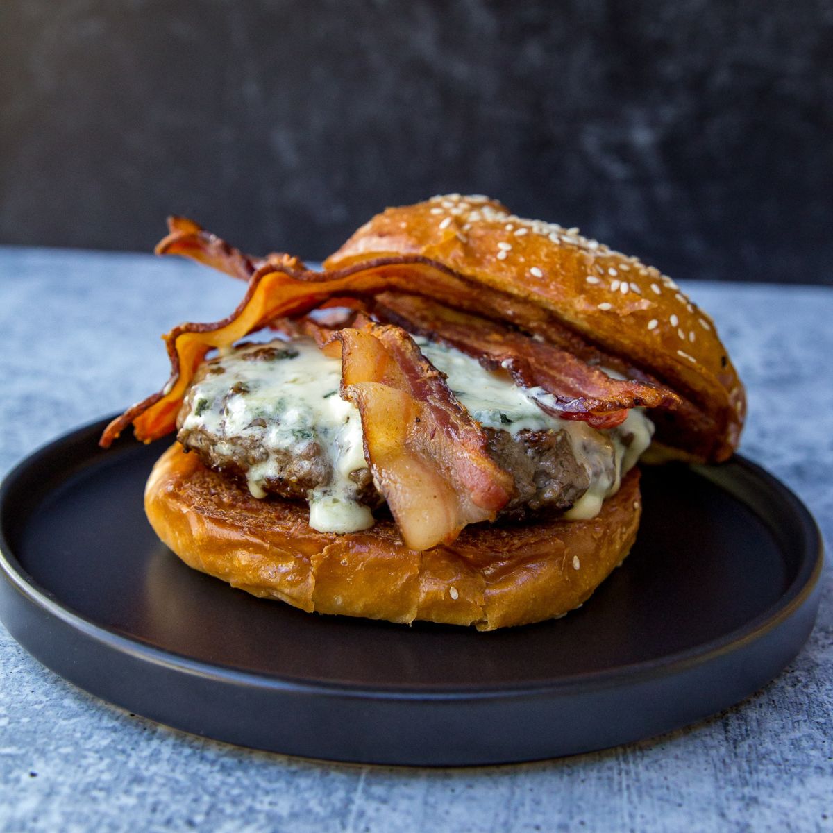 Bacon Blue Cheese Burgers