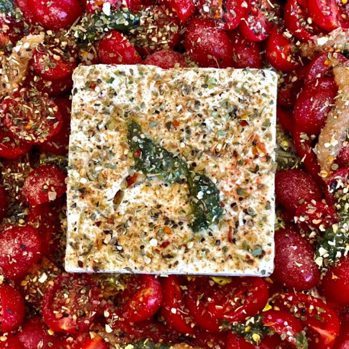 Pellet Grill Feta Pasta