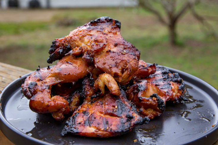 Grilled Teriyaki Chicken Thighs