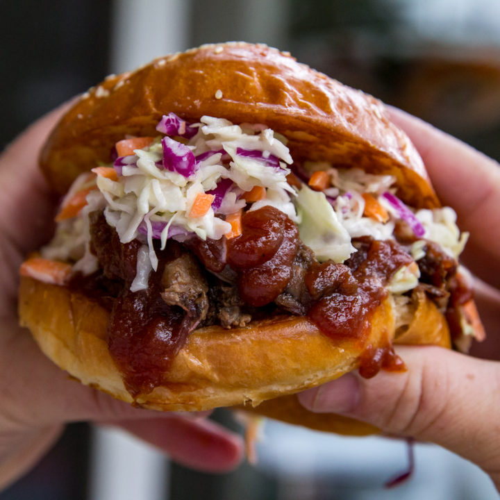 Smoked BBQ Beef Sandwich