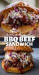 Smoked BBQ Beef Sandwich Pinterest