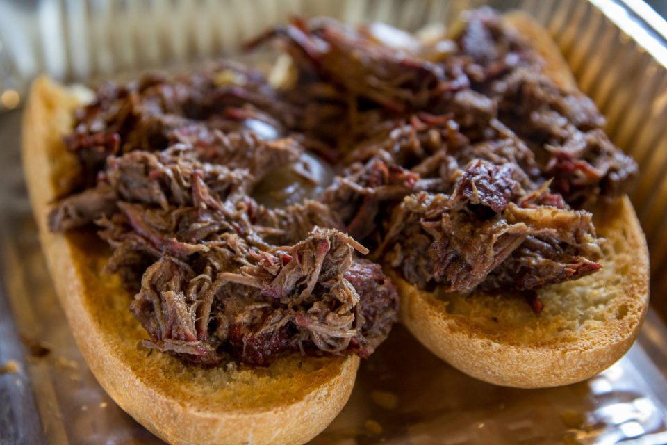 Smoked Shredded Beef Dip Sandwich Or Whatever You Do