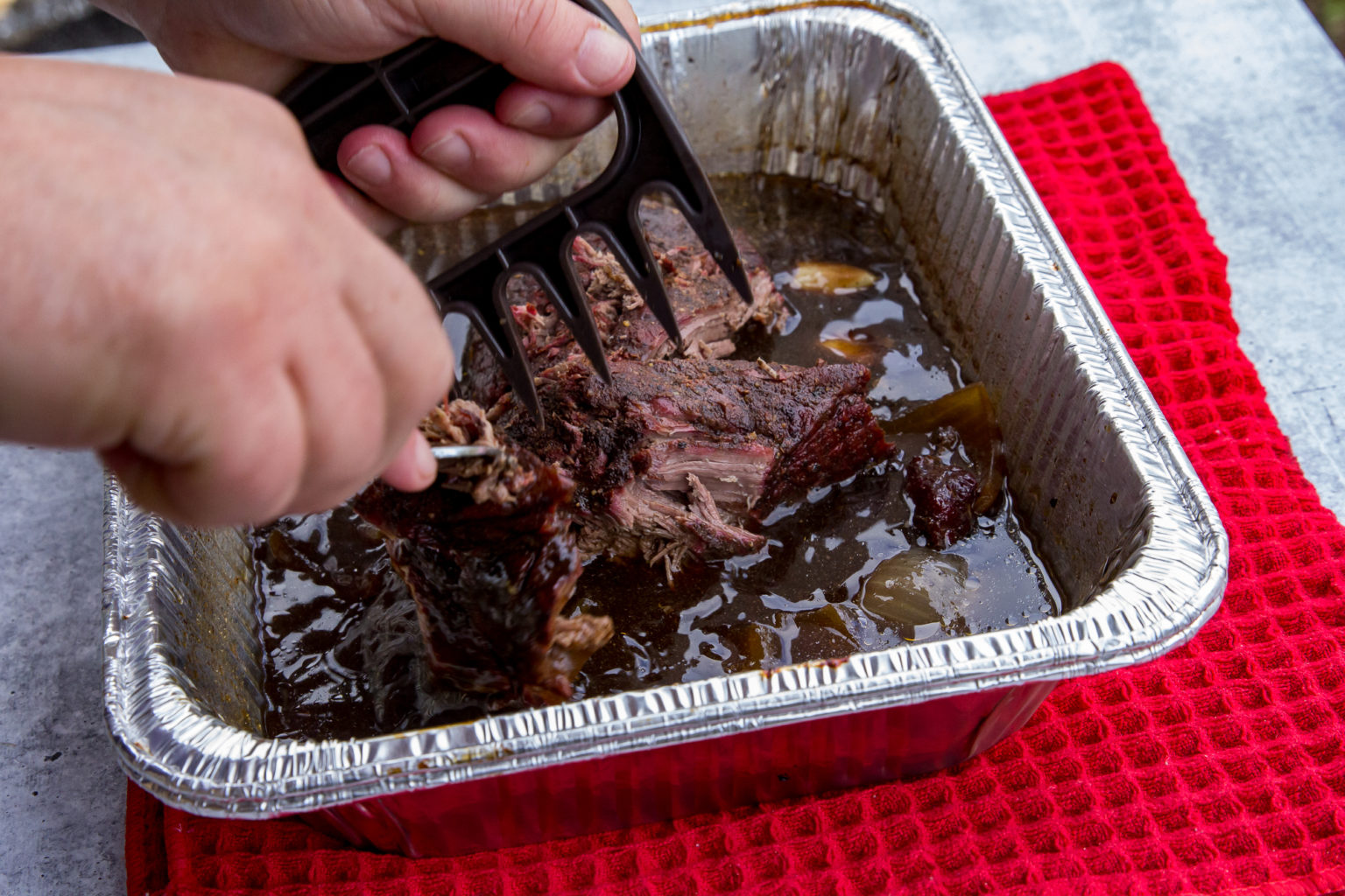 Smoked Shredded Beef Dip Sandwich Or Whatever You Do