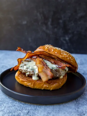 Bacon Blue Cheese Burgers
