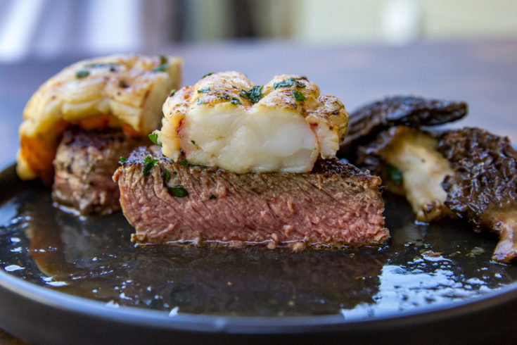 Blackstone Filet Mignon with Lobster