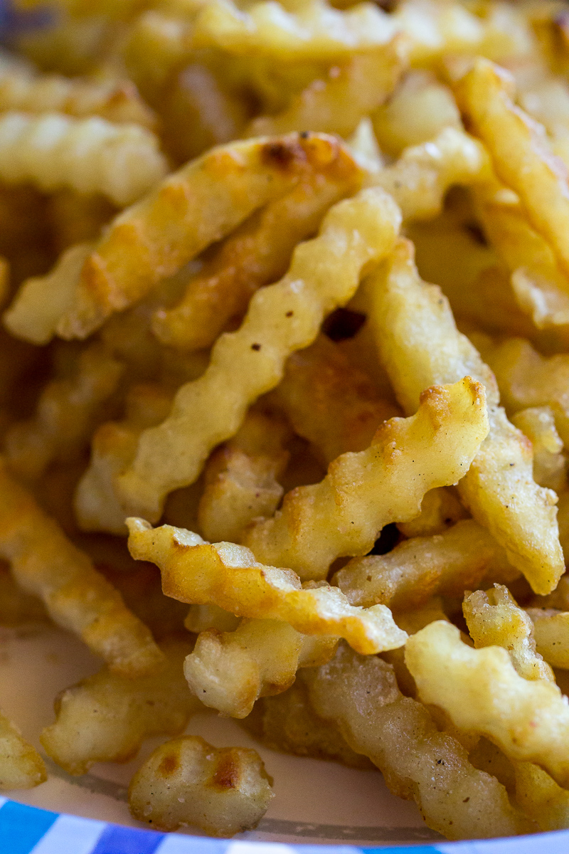 Fry Sweet Potato Fries on Blackstone Griddle - From Michigan To