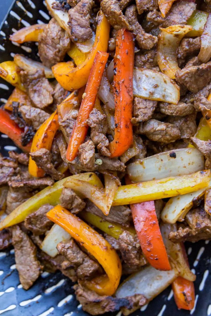 Blackstone Steak Fajitas