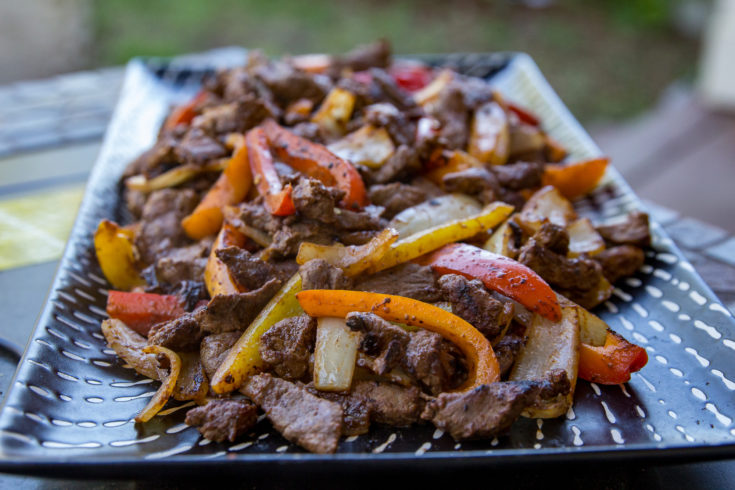 Blackstone Steak Fajitas