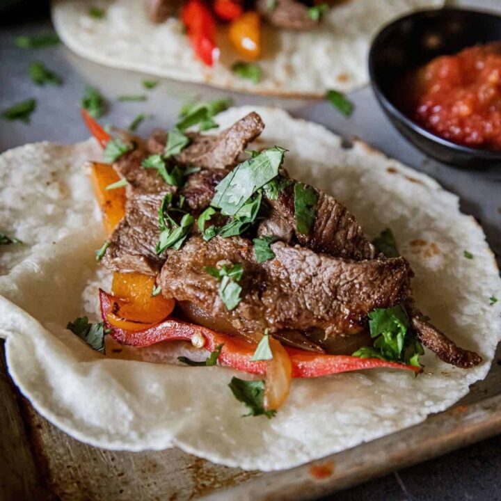Blackstone Steak Fajitas