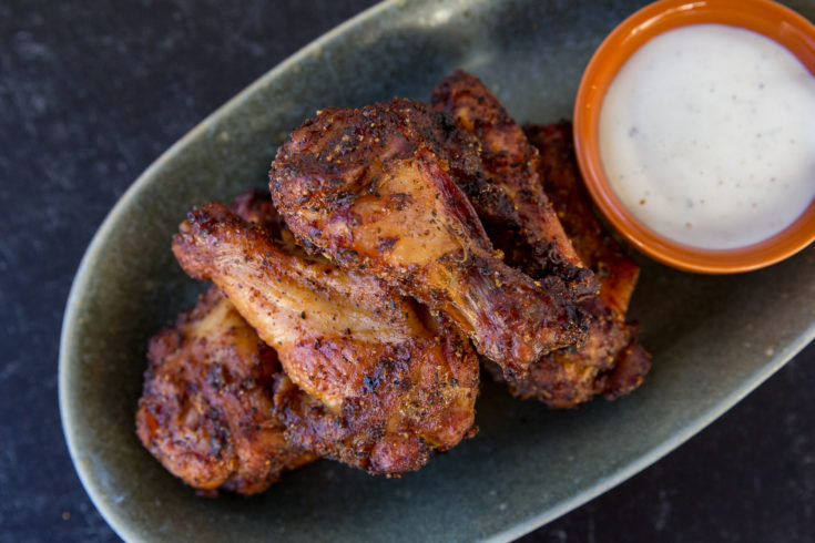 Smoked Air Fryer Chicken Wings