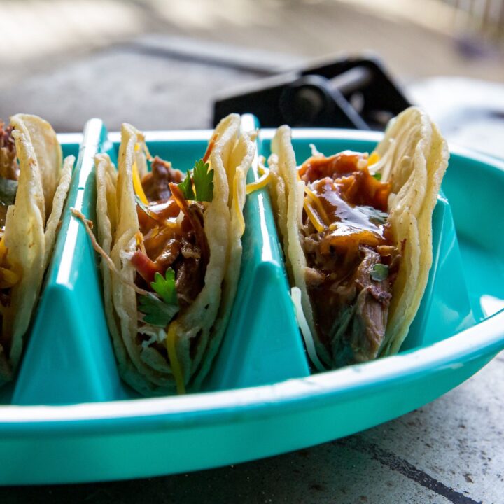 Smoked Shredded Beef Tacos