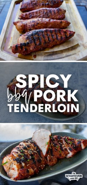 Pellet Grill Spicy BBQ Pork Tenderloin - Or Whatever You Do