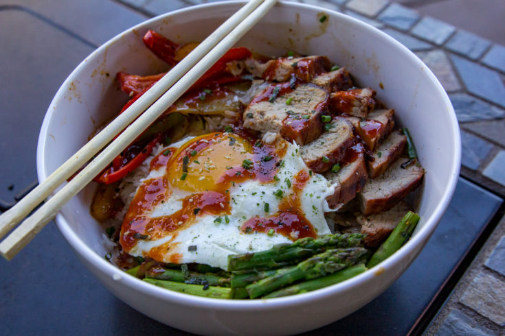 Spicy BBQ Pork Rice Bowls