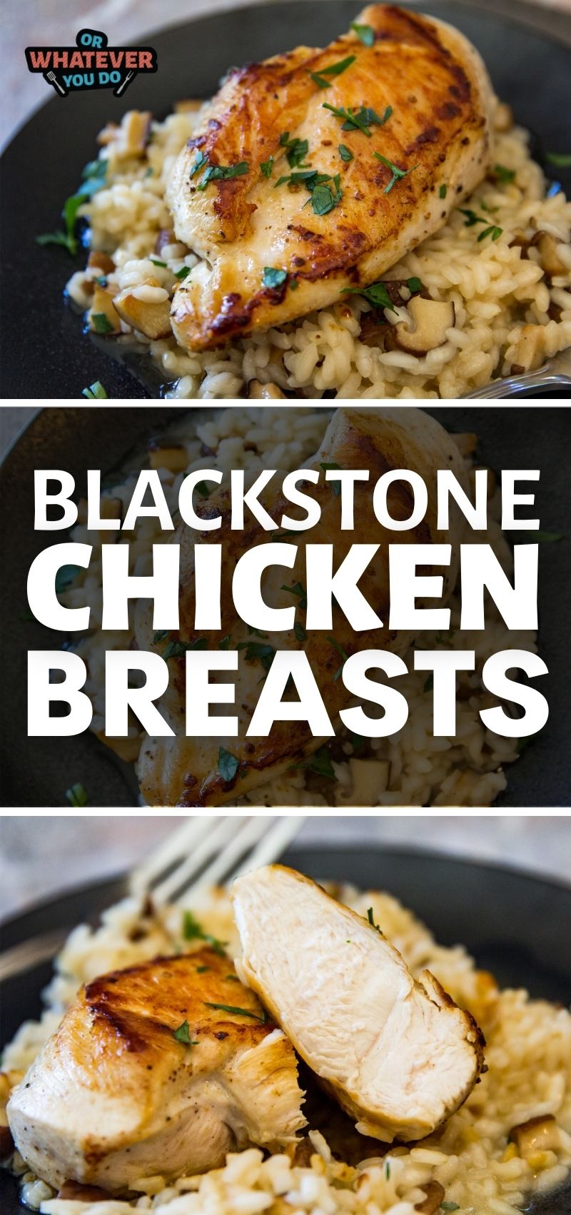 Blackstone Seared Chicken Breasts | Or Whatever You Do