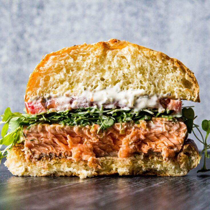 Blackstone Salmon Sandwich