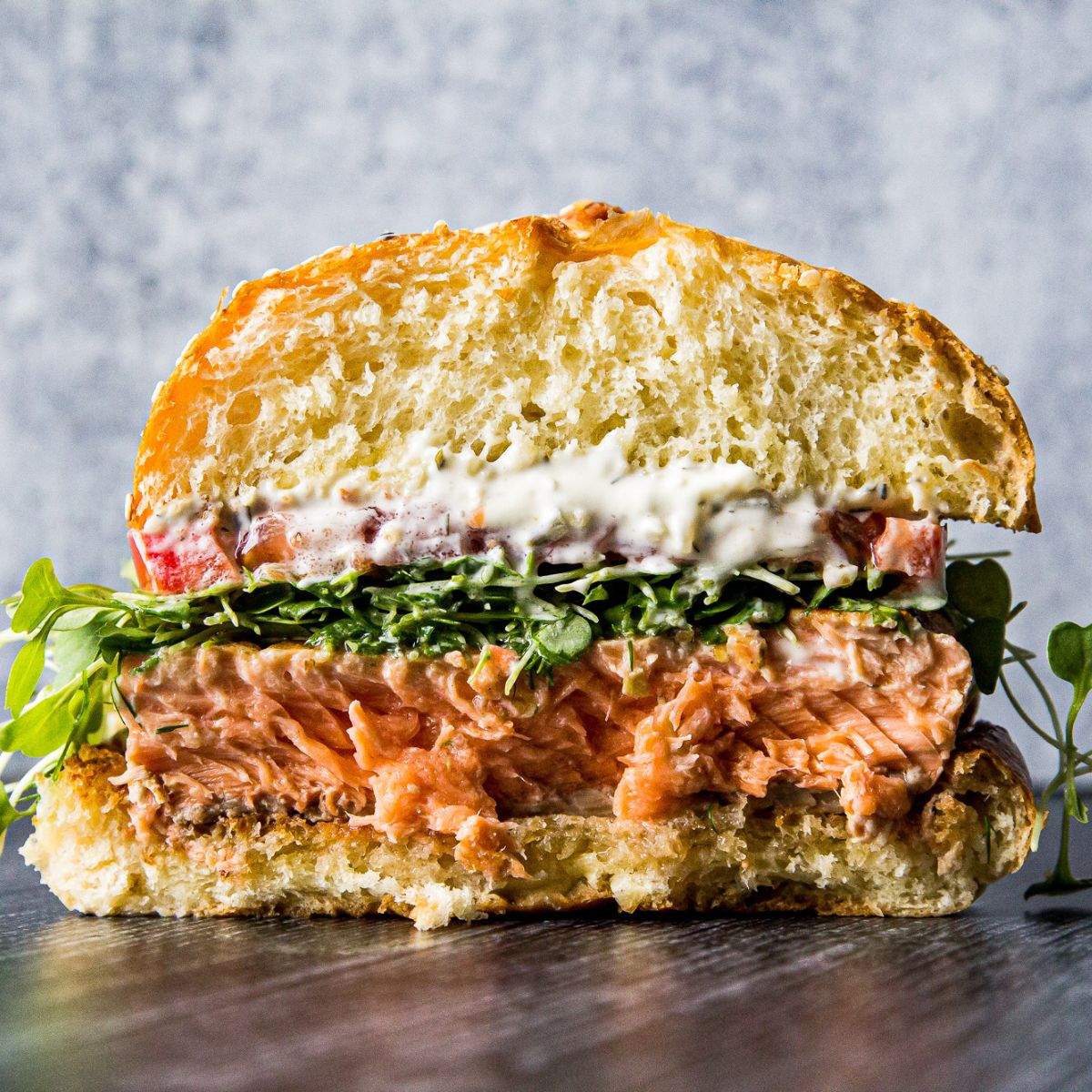 Blackstone Salmon Sandwich