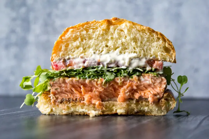 Blackstone Salmon Sandwich