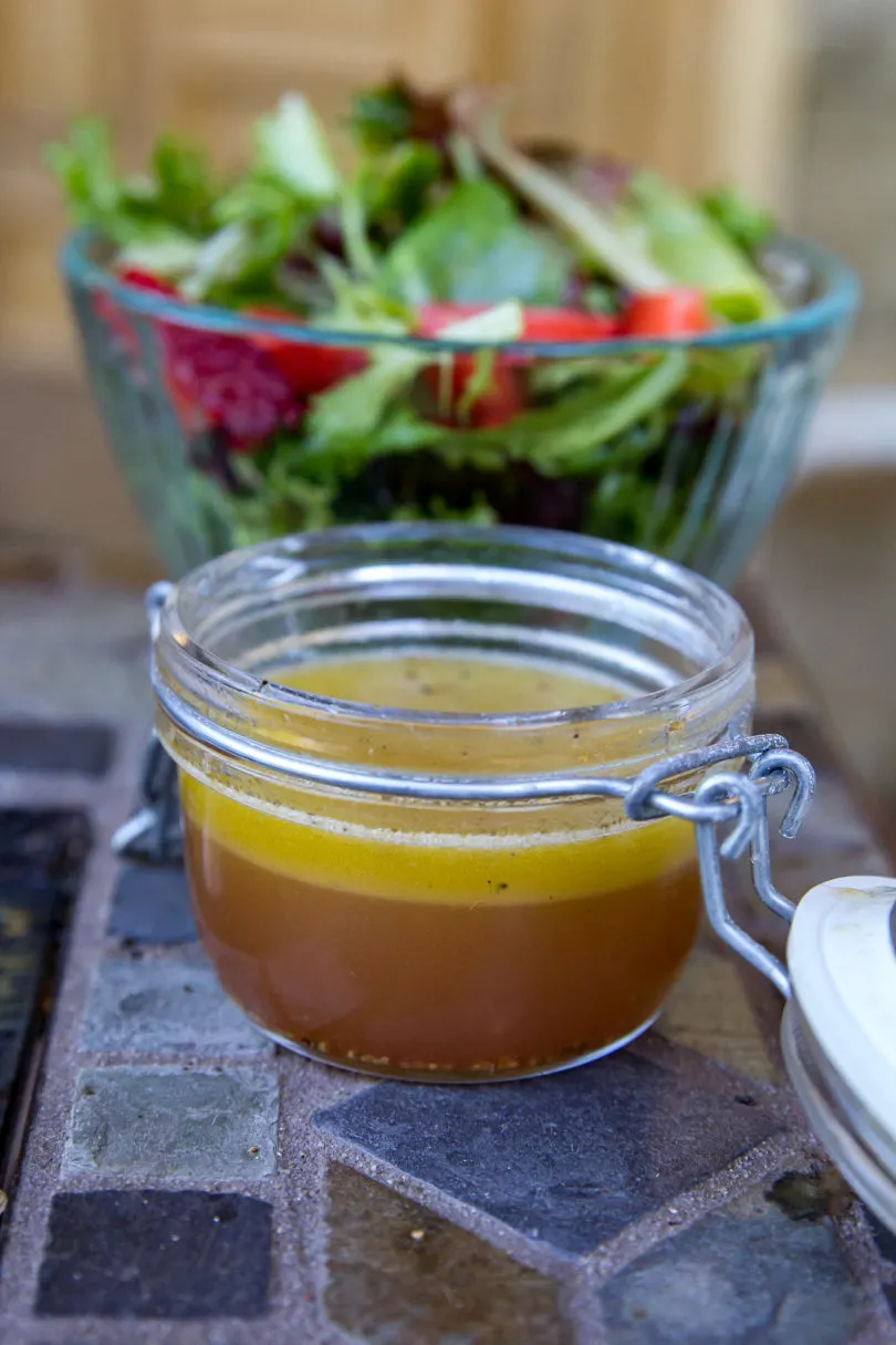 Strawberry Salad with Red Wine Vinaigrette