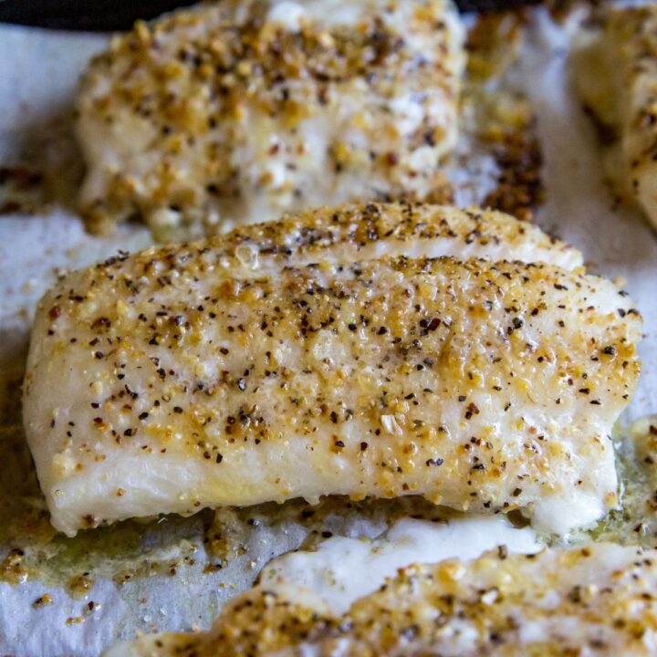 Grilled Lemon Pepper Lingcod