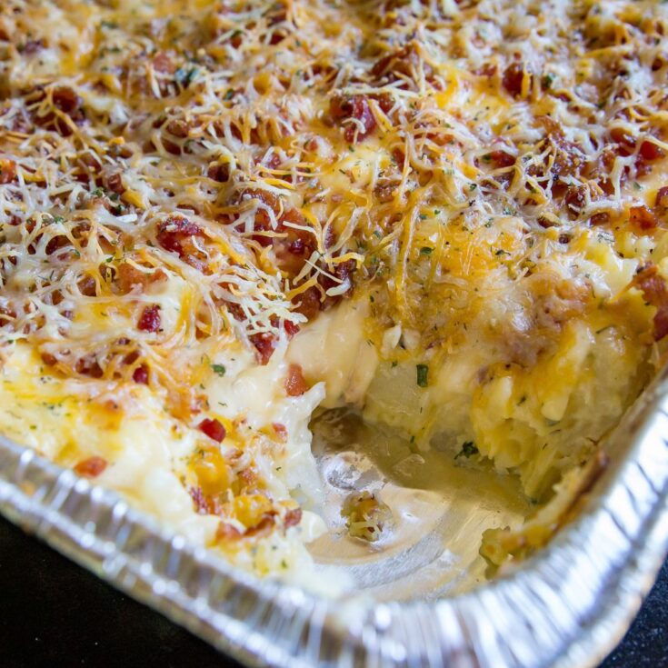 Traeger Loaded Hashbrown Casserole
