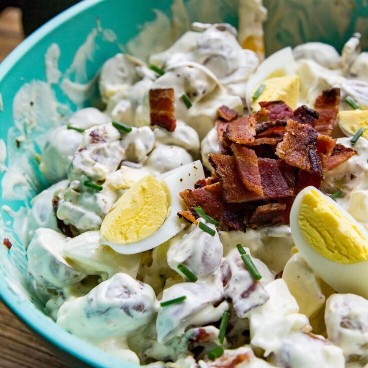 Smoked Baby Potato Salad