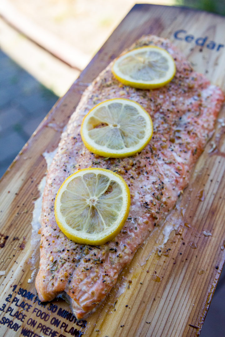 Cedar Plank Salmon on the pellet grill Or Whatever You Do