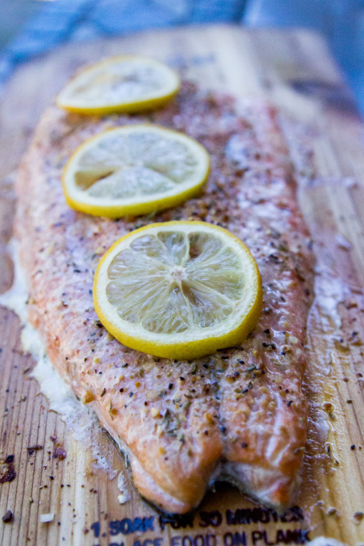 Cedar Plank Salmon on the pellet grill Or Whatever You Do