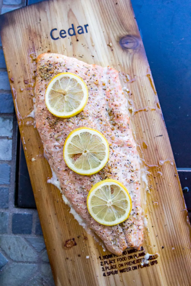 Traeger Grilled Cedar Plank Salmon