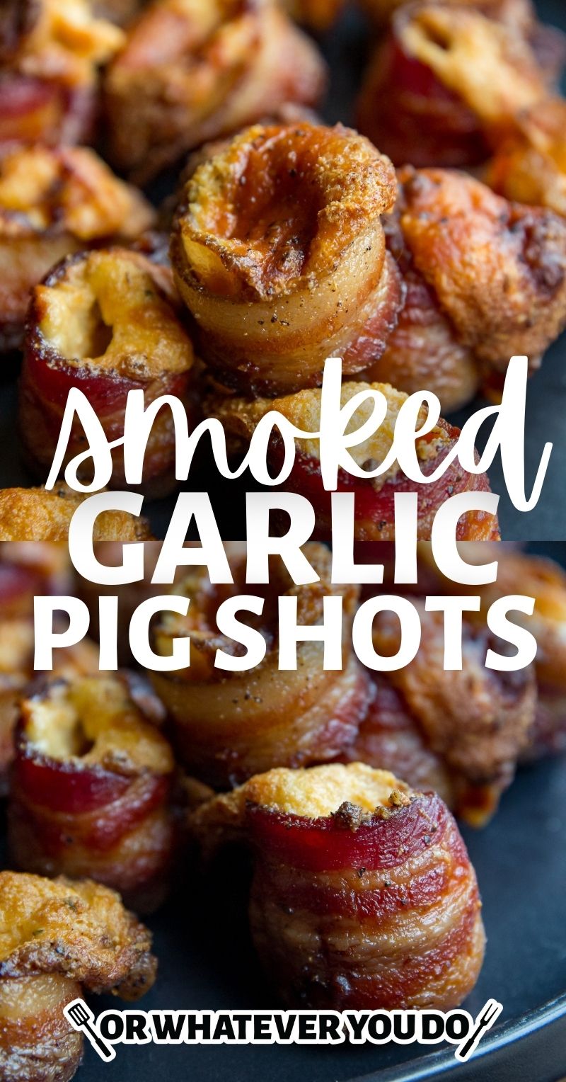 Smoked Garlic Pig Shots