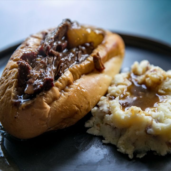 Smoked Hot Beef Sandwich Boats-image
