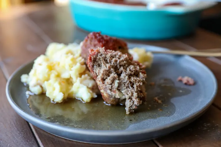 Smoked Bourbon Meatloaf
