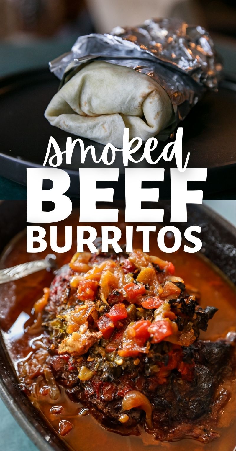 Smoked Shredded Beef Burritos