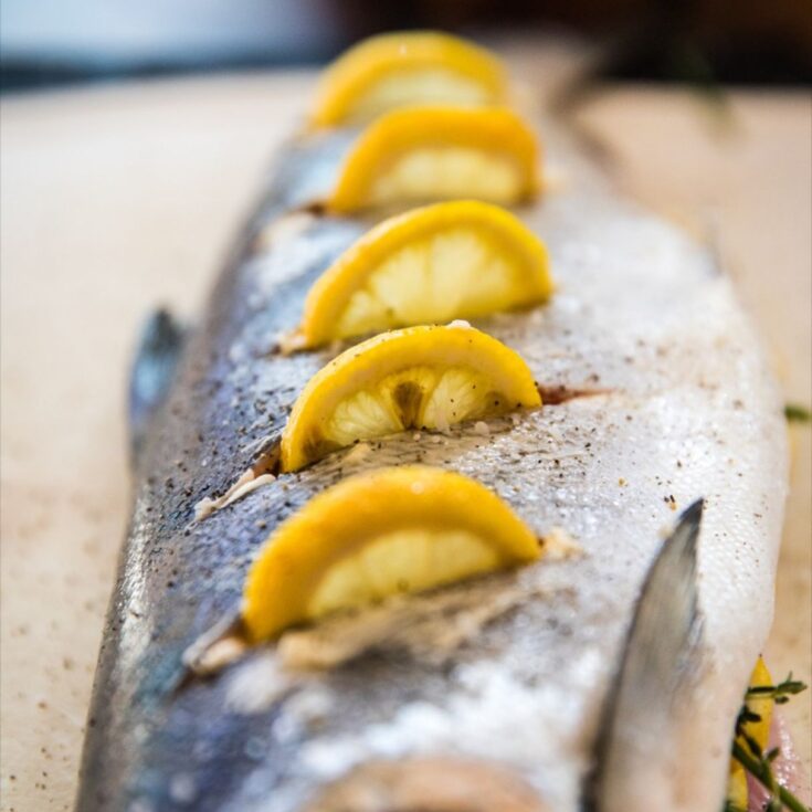 Whole Grilled Salmon Recipe