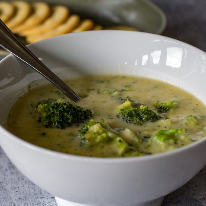 Smoked Broccoli Cheese Soup-image