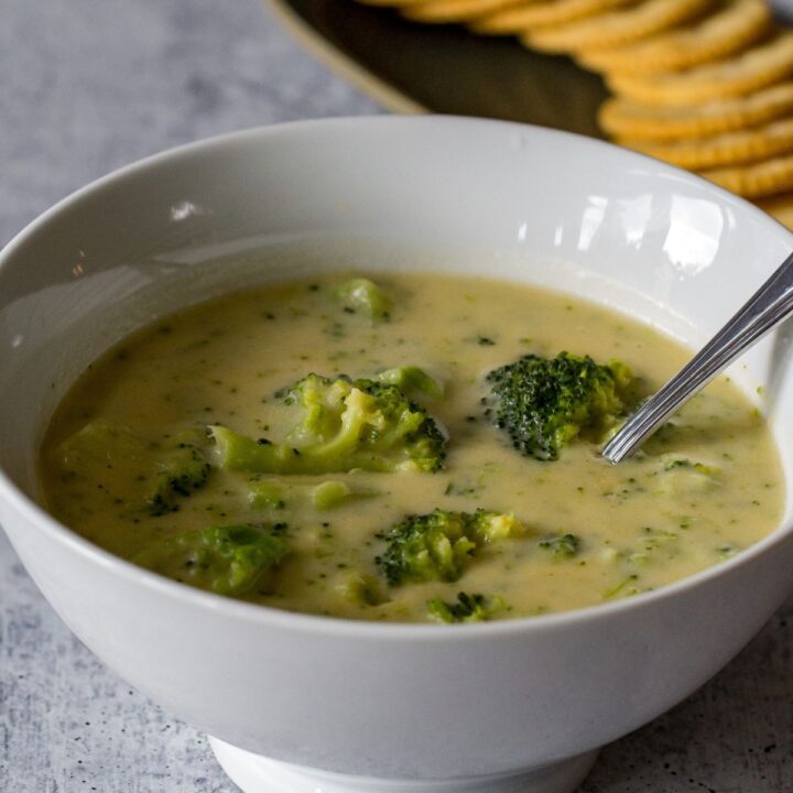 Smoked Broccoli Cheese Soup