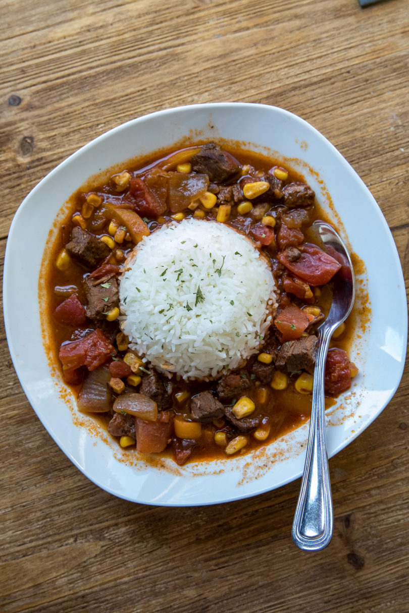 Smoked Stuffed Pepper Stew