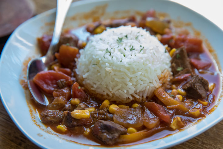 Smoked Stuffed Pepper Stew