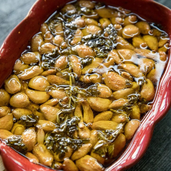 Traeger Smoked Confit Garlic