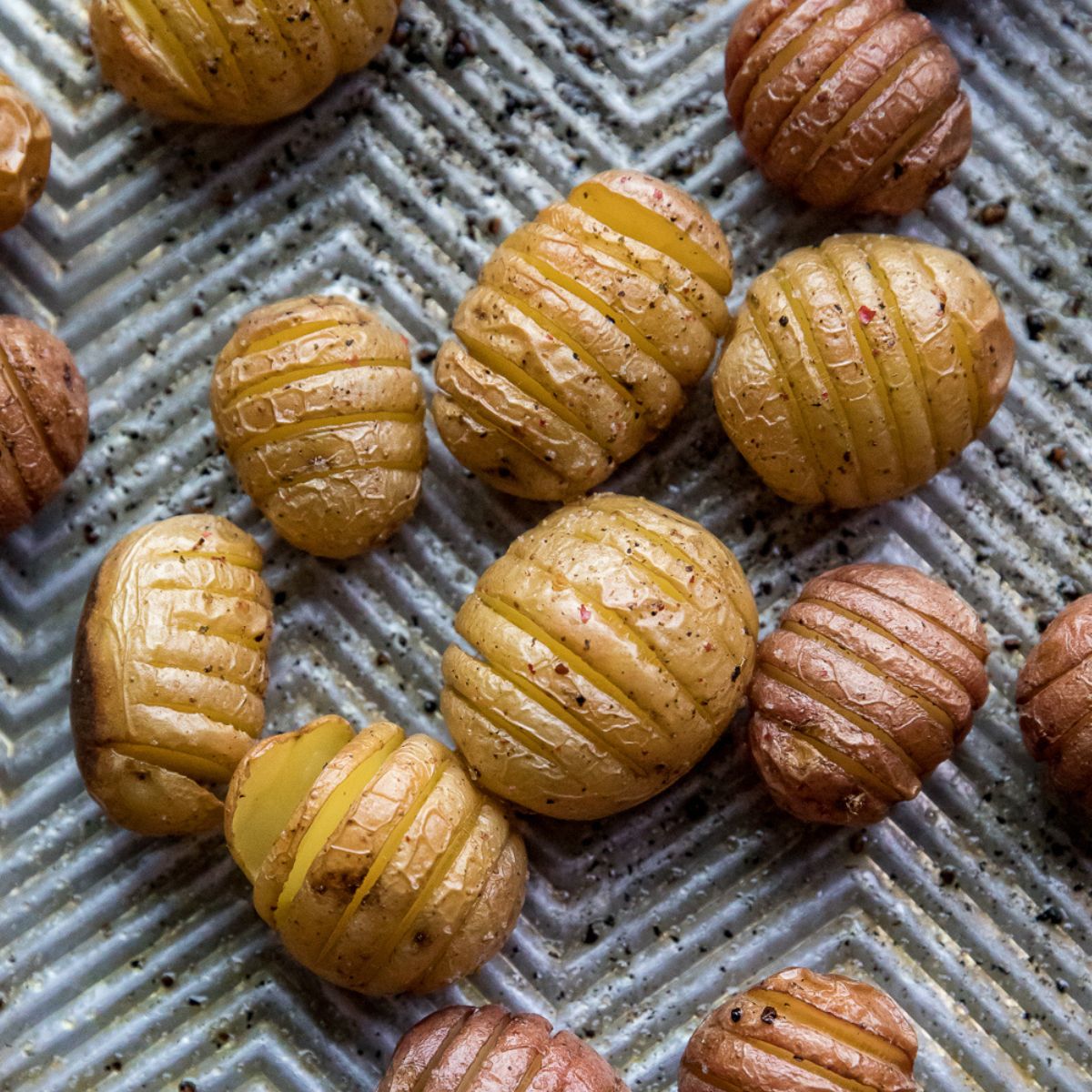 Traeger Mini Hasselback Potatoes