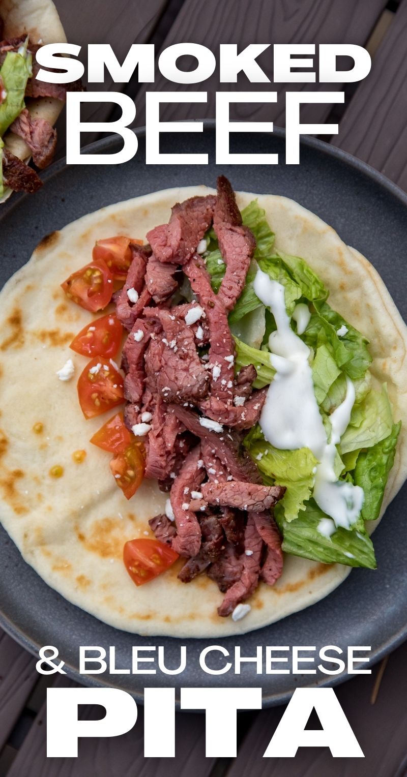 Smoked Beef and Bleu Pita 