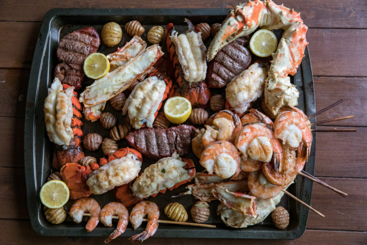 Traeger Surf and Turf Seafood Feast