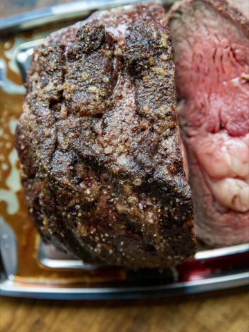 Butter-Basted Smoked Prime Rib