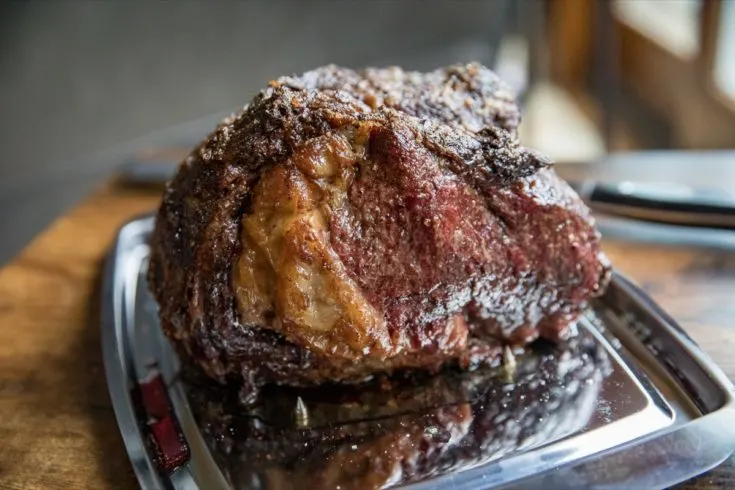 Butter-Basted Smoked Prime Rib