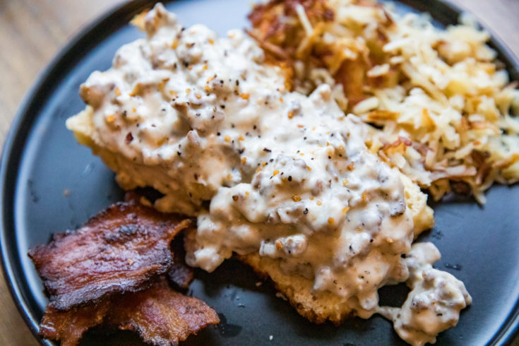 Butter Swim Biscuits and Gravy