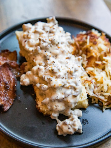 Butter Swim Biscuits and Gravy