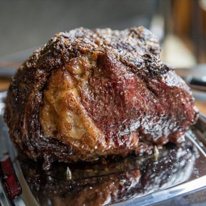 Butter-Basted Smoked Prime Rib