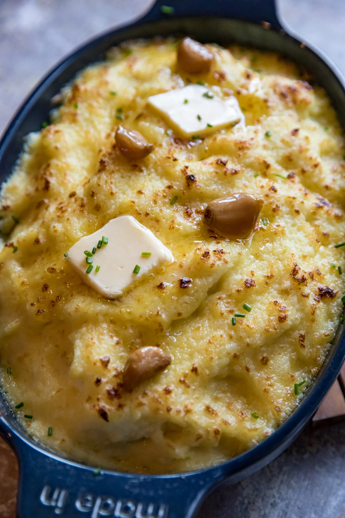 Traeger Roasted Garlic Mashed Potatoes