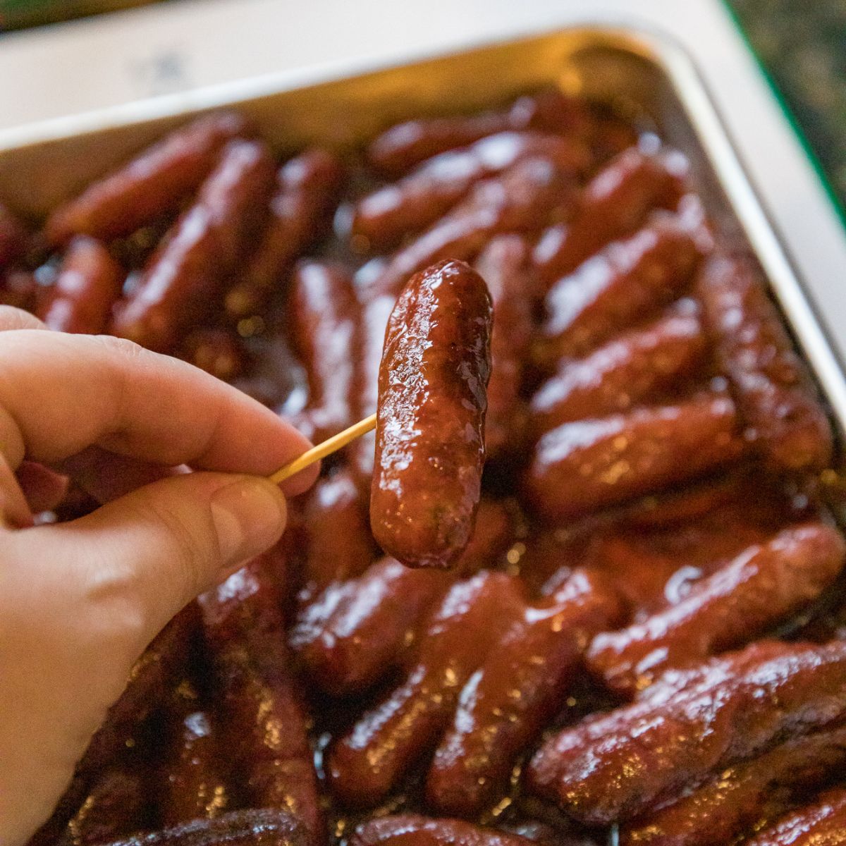 Traeger Smoked Sausage Burnt Ends