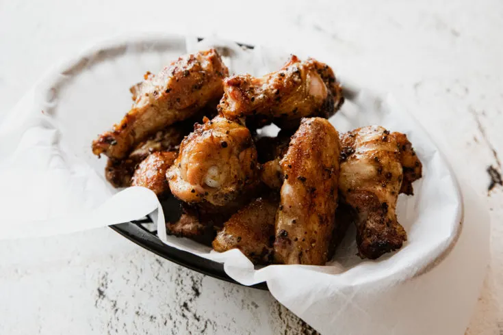 Lemon Pepper Smoked Chicken Wings